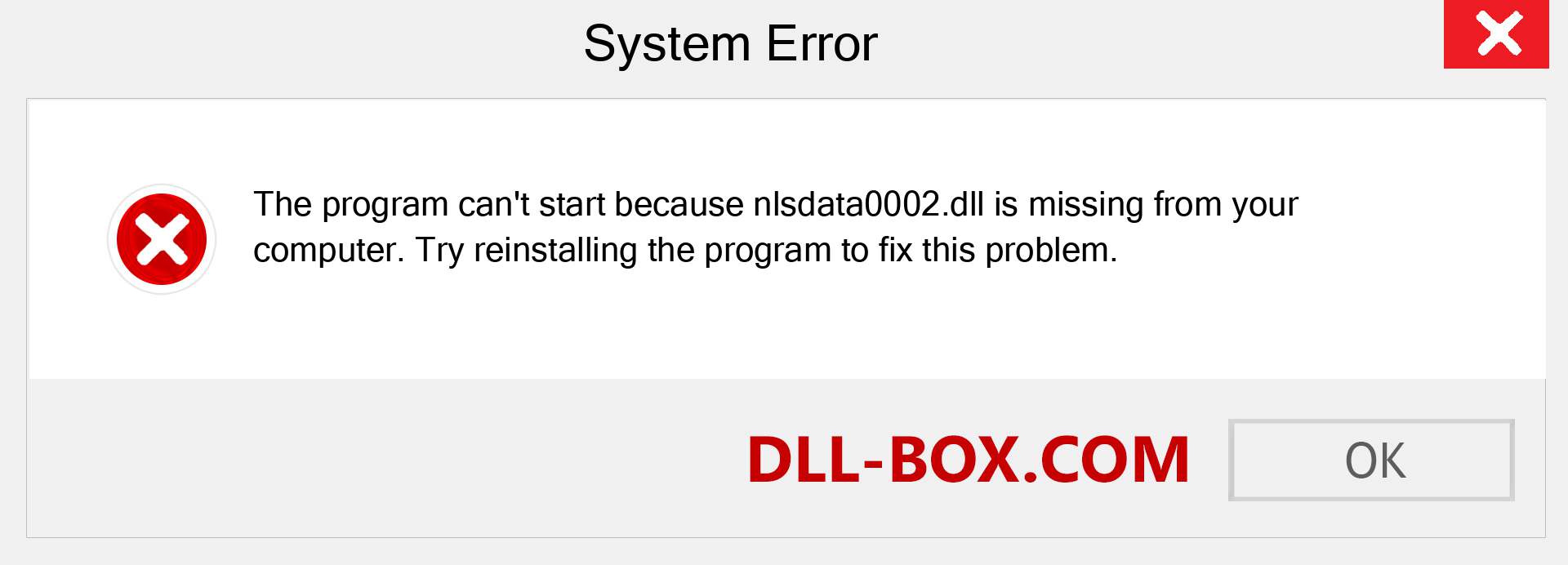  nlsdata0002.dll file is missing?. Download for Windows 7, 8, 10 - Fix  nlsdata0002 dll Missing Error on Windows, photos, images