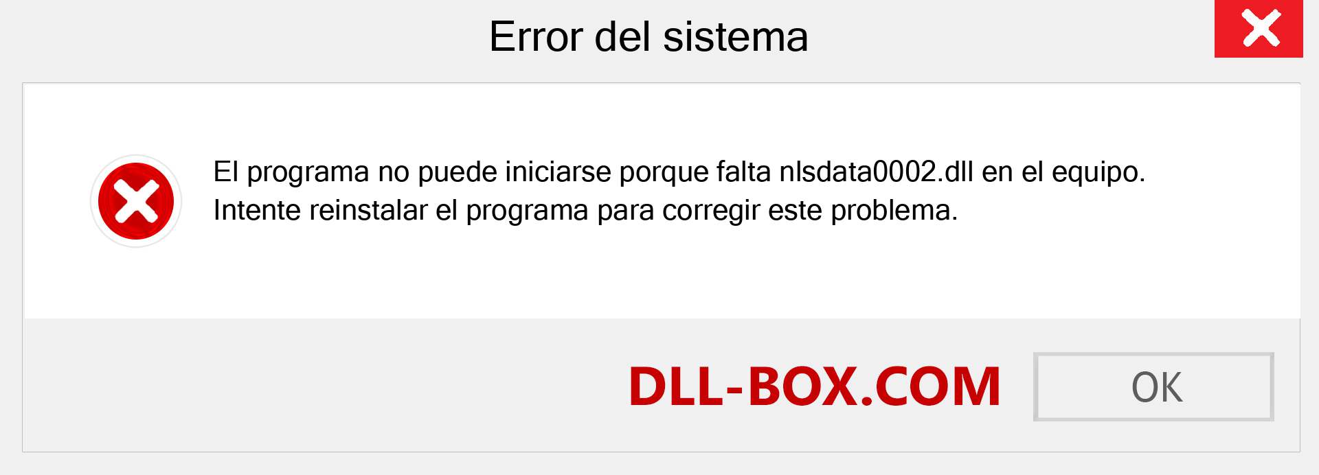 ¿Falta el archivo nlsdata0002.dll ?. Descargar para Windows 7, 8, 10 - Corregir nlsdata0002 dll Missing Error en Windows, fotos, imágenes