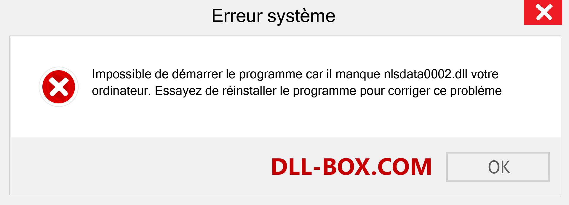 Le fichier nlsdata0002.dll est manquant ?. Télécharger pour Windows 7, 8, 10 - Correction de l'erreur manquante nlsdata0002 dll sur Windows, photos, images